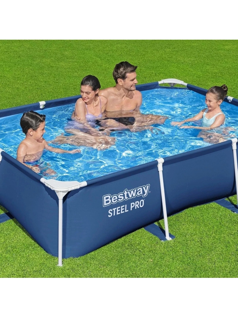 Bestway Steel Pro 8.5ft x 67in x 24in Rectangular Above Ground Pool NIB